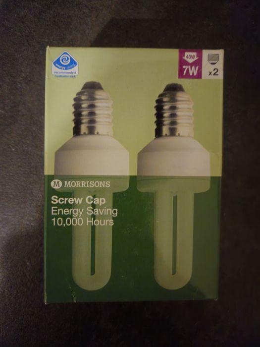 Żarówki 2 szt. energooszczędne