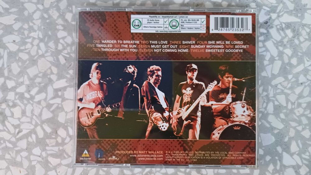 MAROON 5 "Songs about jane" płyta CD