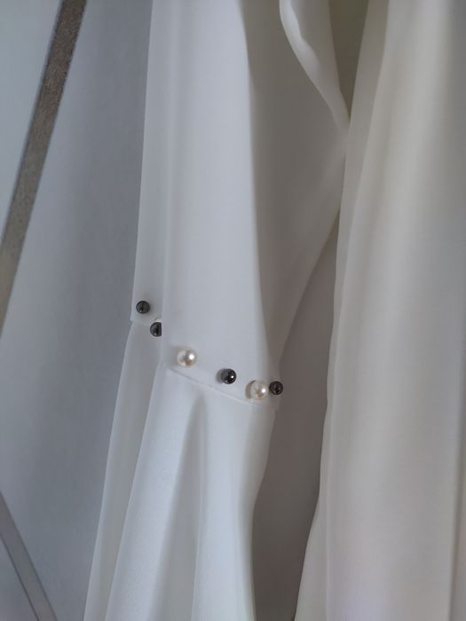 Elegancka biała bluzka rozm L