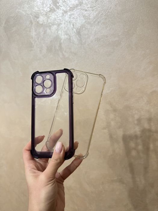 Два прозорих чохла 14Pro max