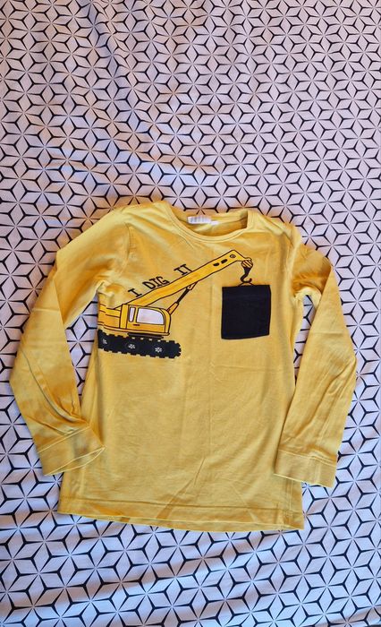 Long sleeve KappAhl koparka bluzka 122/128