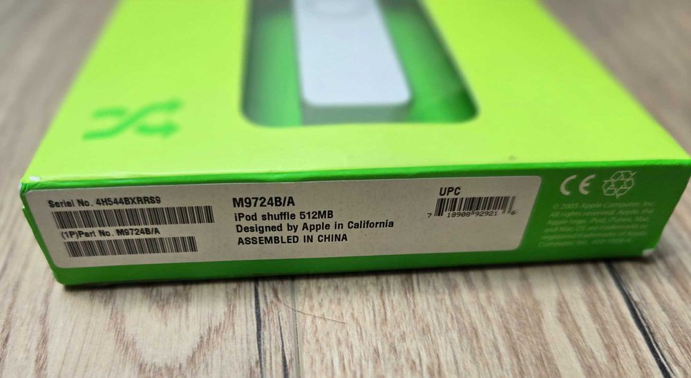 Apple iPod Shuffle 512MB Odtwarzacz Mp3 1 gen Kultowy ! Okazja