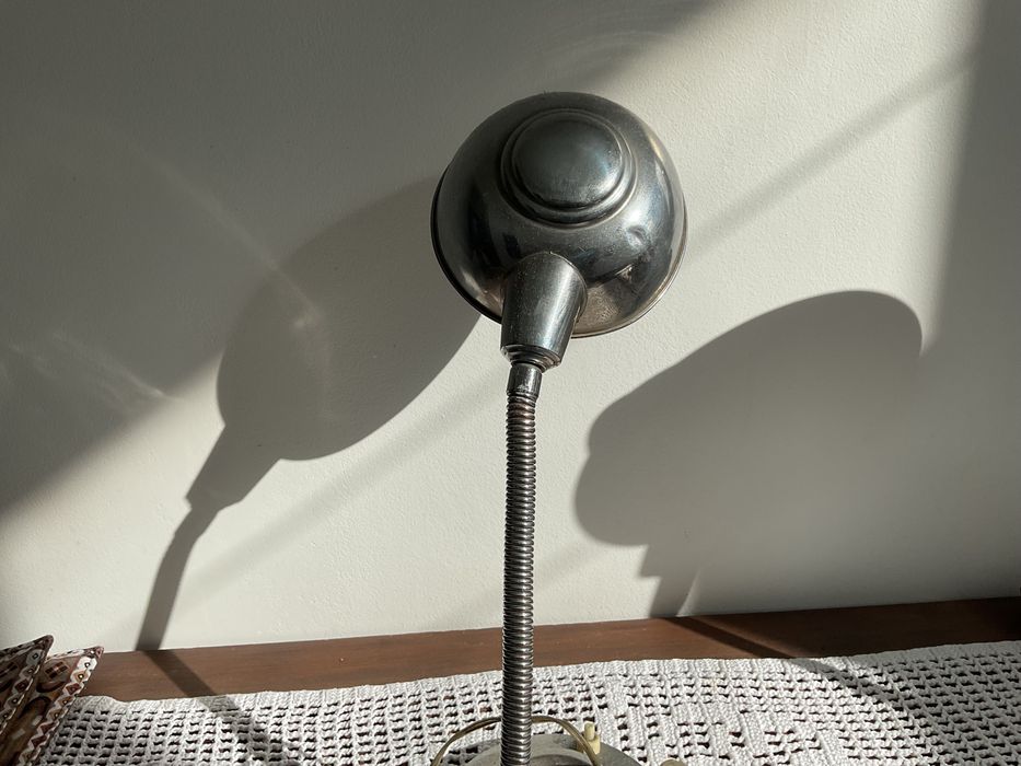 Vintage lamp, silver with lead 45/50+years old