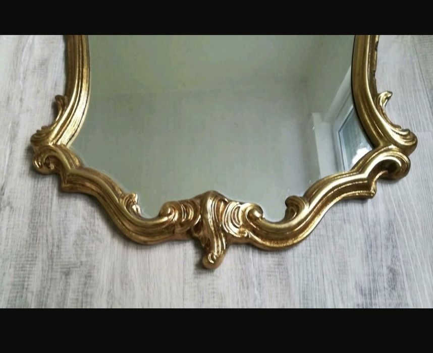 Konsola ścienna z lustrem antyk barok