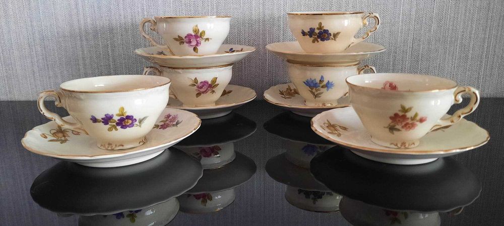 Filiżanki do espresso Epiag Czechoslovakia lata 30-te