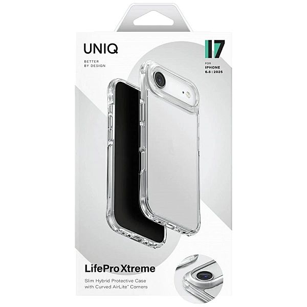 Etui UNIQ Lifepro Xtreme do iPhone 17 Air przezroczysty