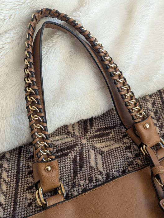 Brązowa shopper bag