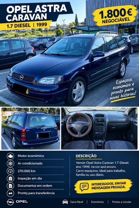 Opel Astra Caravan 1.7 Diesel | — photo 4