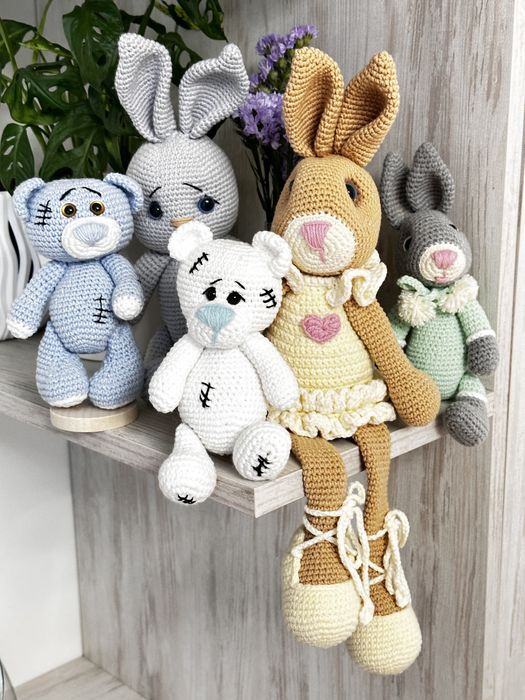 Przytulanka miś amigurumi na szydełku