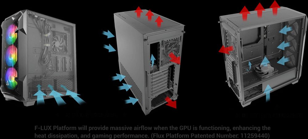 Caixa ATX Antec DF600 Flux