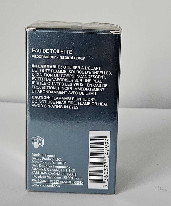 CACHAREL AMOR pour homme Eau de Toilette 40ml