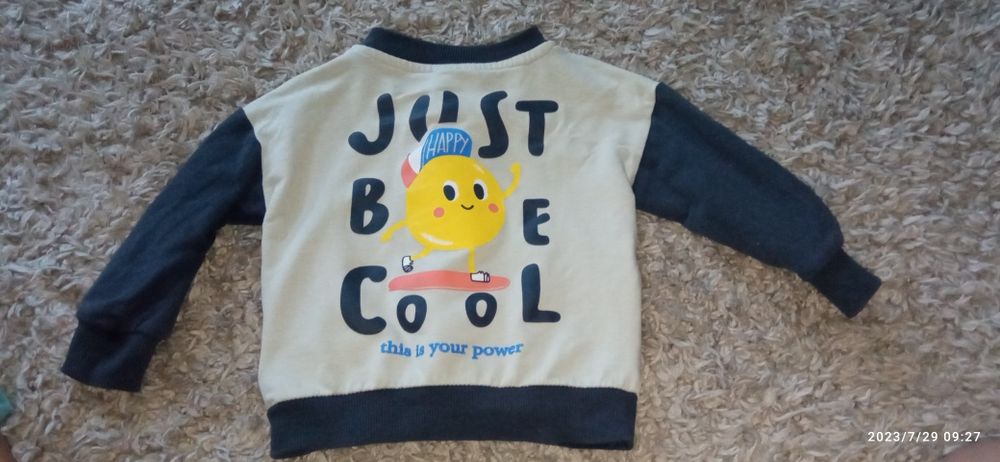 Bluza chłopięca niemowlęca rozmiar 74