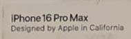 Apple 16 pro max