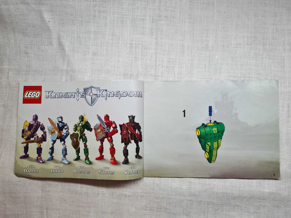 LEGO Knights' Kingdom 8772 - Rascus INSTRUKCJA