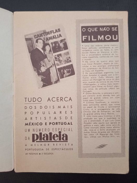 Um trono para Cristina colecção cinema plateia
