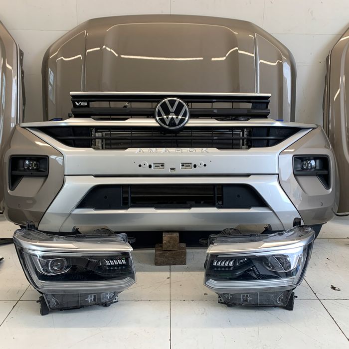 Kpl. Przód Maska Zderzak Lampy Pas Błotniki Lc1Y Oryginał Vw Amarok Ii