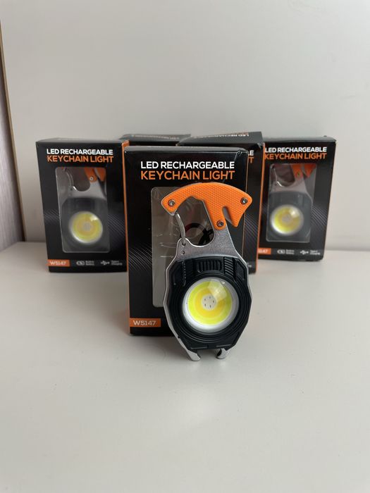 АКЦІЯ! 7 в 1 Ліхтар брелок Тактичний ЗСУ