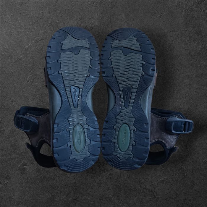 Sandały Clarks Skórzane Trekking Turystyka Wygodne r. 45
