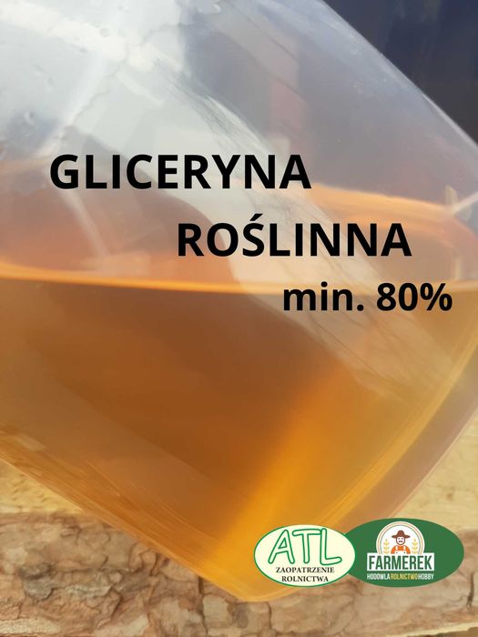 Gliceryna paszowa roślinna 80 % gęsta energia dla krów