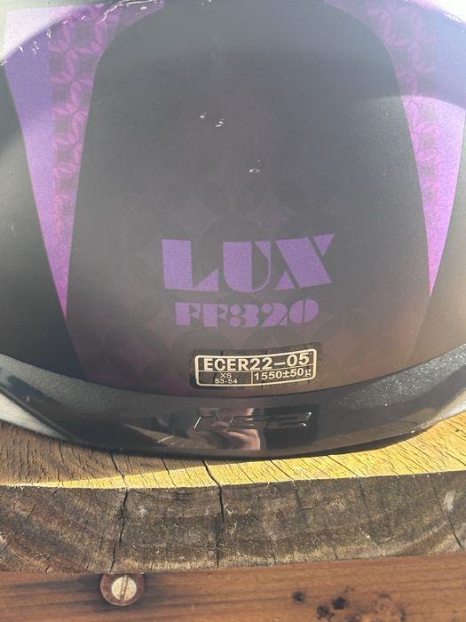 Capacete ls2 rosa e preto