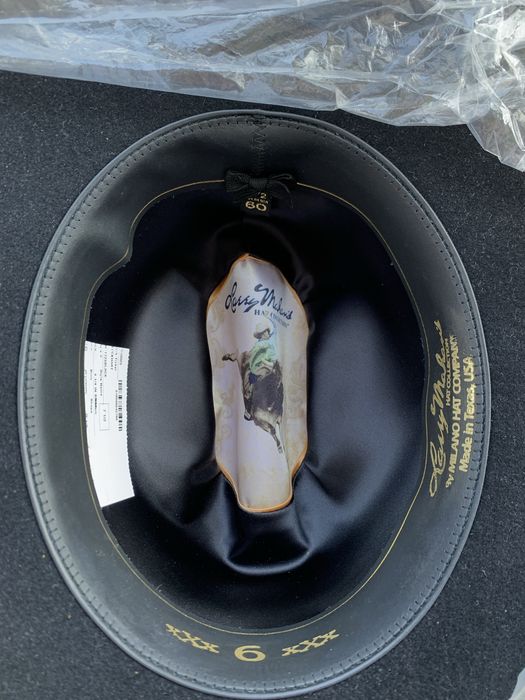 Larry Mahan 6X Lockhart Cowboy Hat in Black