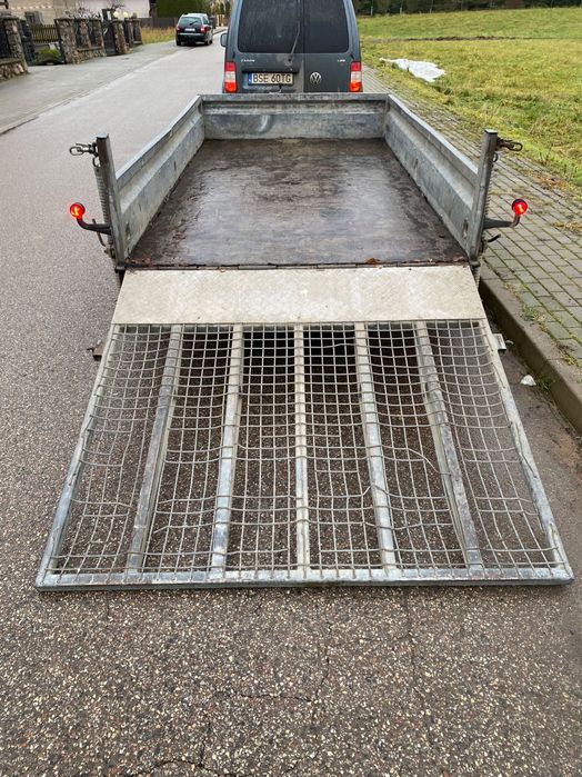 Przyczepa samochodowa pod mini koparkę brenderup 2500Dmc