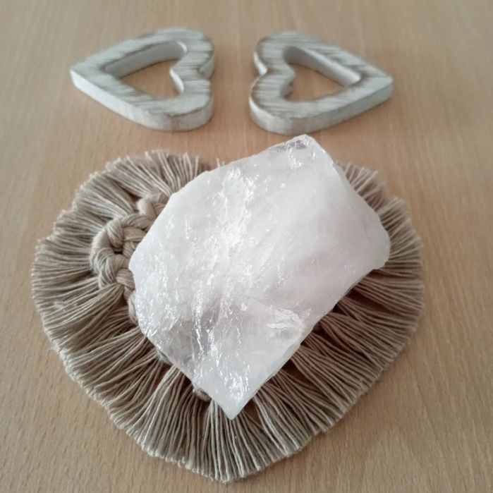 Coração em macrame