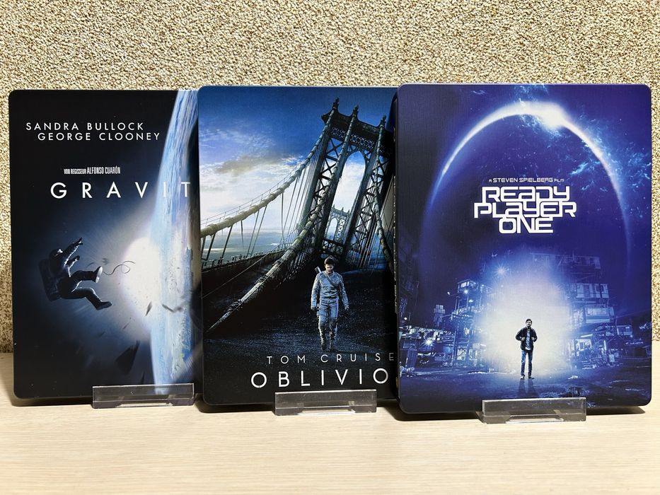 Steelbook Blu-ray Аквамен/ Гравитация /Пассажиры/ Обливион/ Эверест