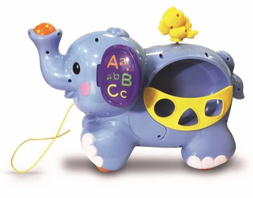 Interaktywna zabawka SŁOŃ ciągany słoń dla dzieci do ciągnięcia Vtech