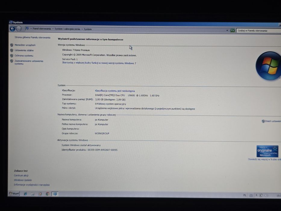 Laptop Dell Latitude XT2 tablet + stacja bazowa