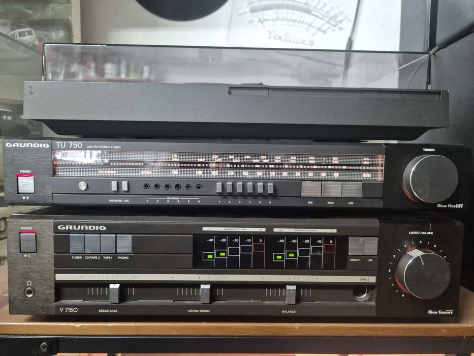 GRUNDIG * Zestaw HiFi Audio Wieża * Gramofon