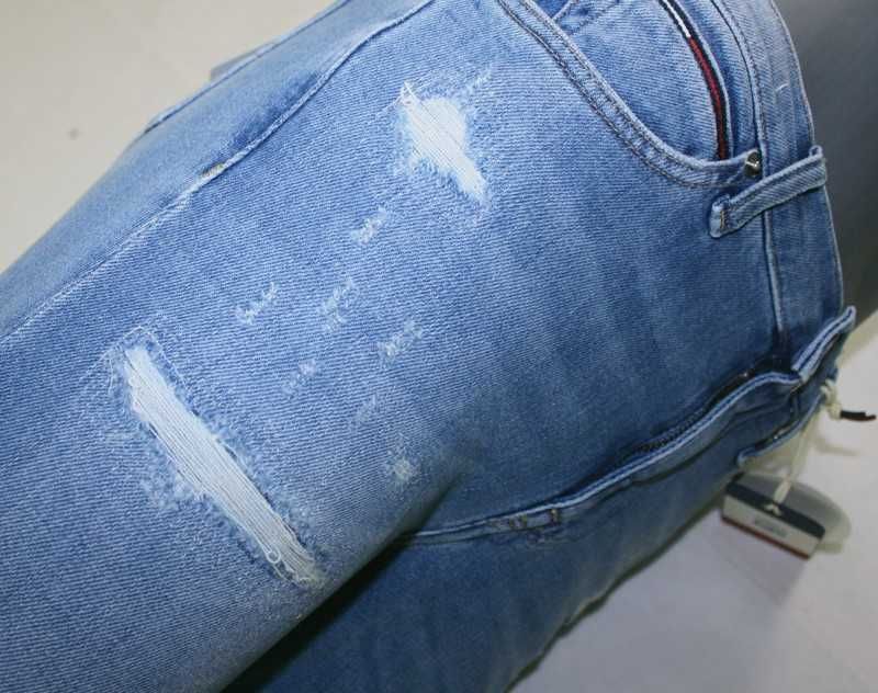 Tommy hilfiger Damskie jeansy Tommy Jeans 1985 Straight nowe - W26/L34