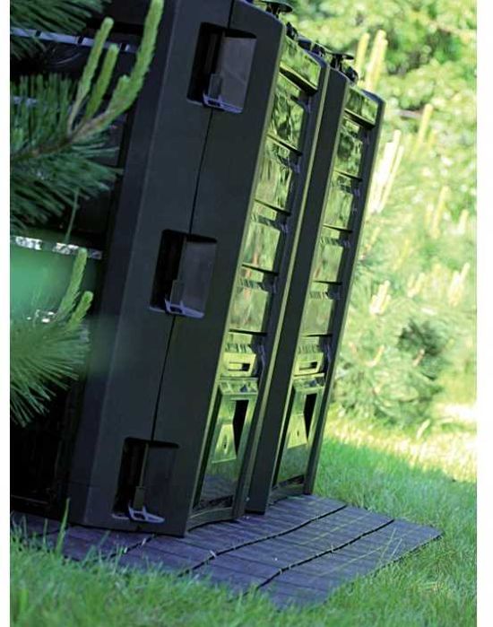 Kompostownik modułowy 800L IKSM800C czarny Prosperplast