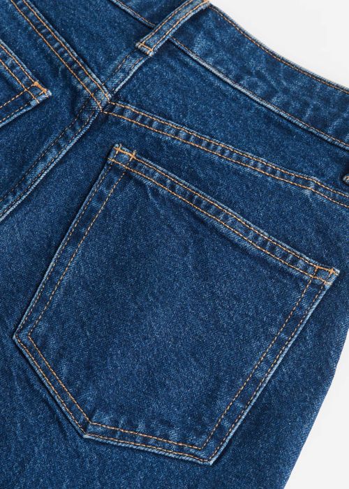 Jeansy Mom Slim Fit Jeans z wysokim stanem H&M 36