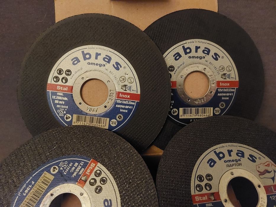 100 sztuk tarcz do cięcia abras 125mm x 1mm tarcze do szlifierka