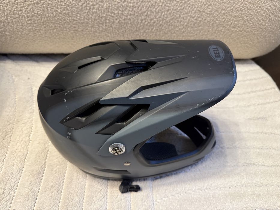 Kask rowerowy Full face BELL SANCTION 48-50 r. XS grafit MTB BMX Hulajnoga