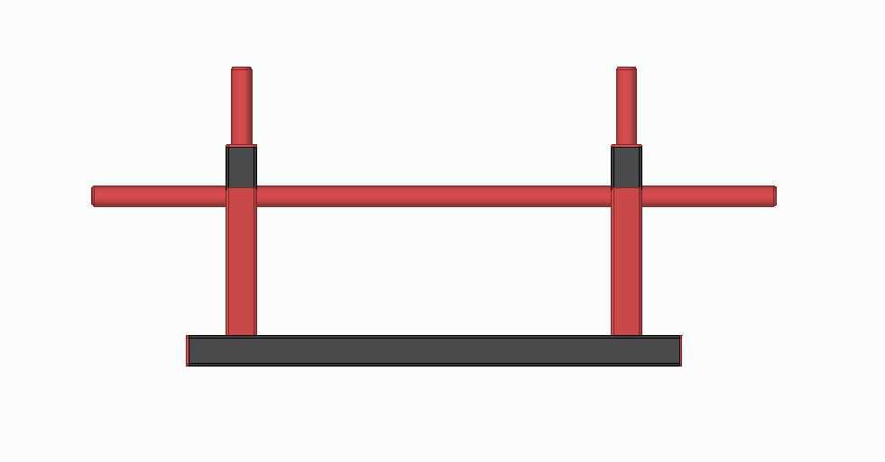 Drążek do podciągania, 100kg (możliwa modyfikacja danych elementów)