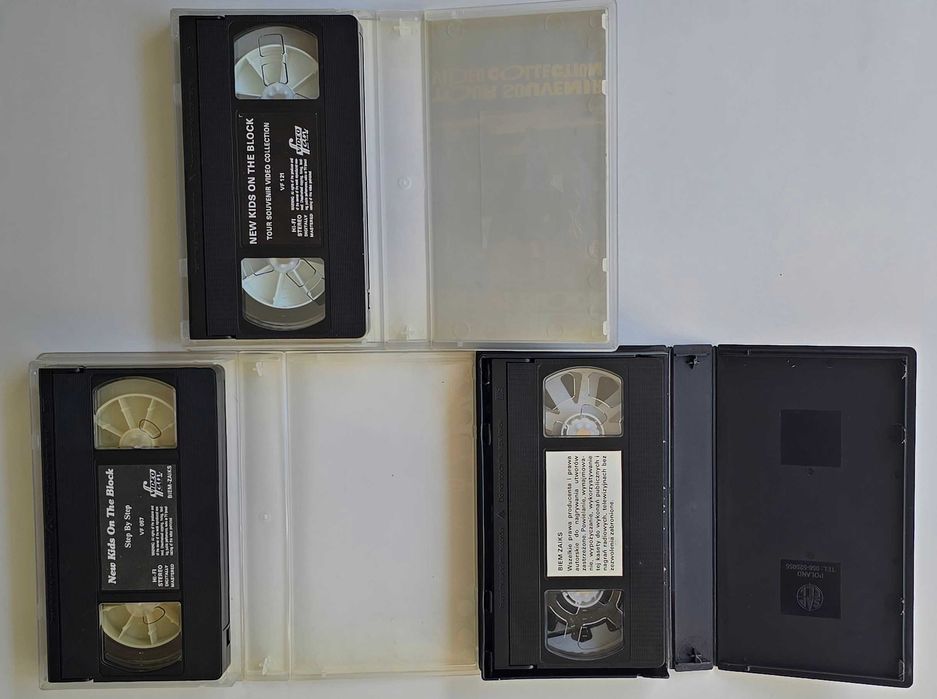 Kaseta Wideo VHS - New Kids on the Block ( 3 kasety)