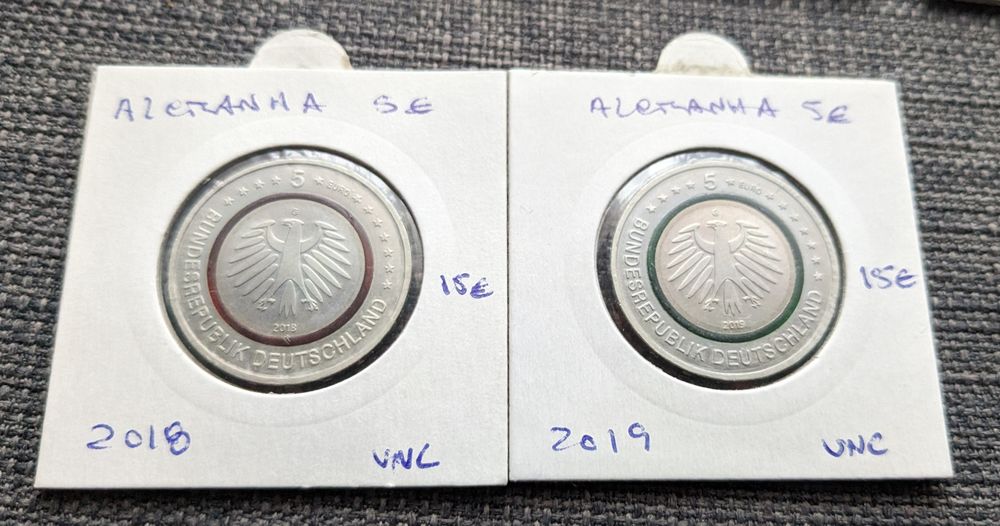 Moedas 5€ Alemanha UNC