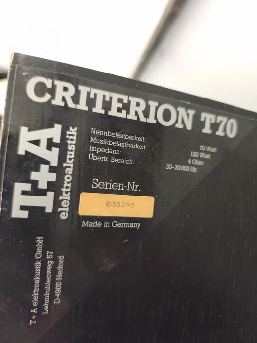 Kolumny criterion t 70