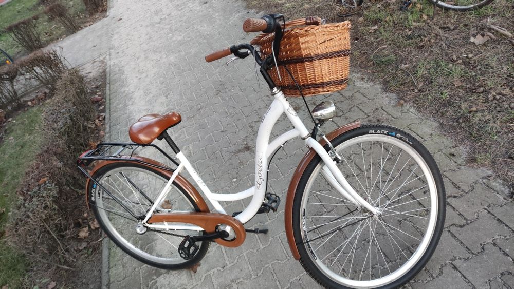 Rower damski damka GOETZE 28" biały, przerzutki nexus Leszno • OLX.pl