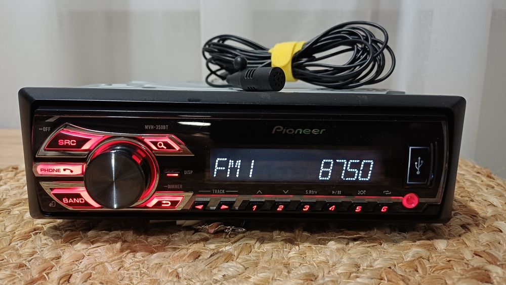 Radio samochodowe Usb Bluetooth Pioneer