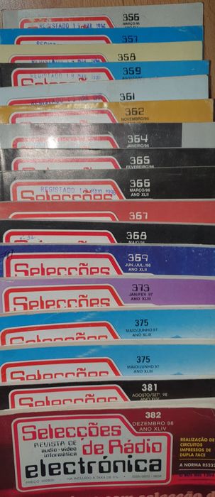 17 Revistas Seleccoes de Radio Eletronica
