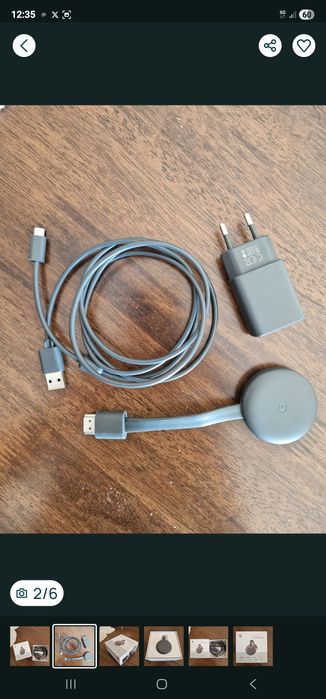 Google Chromecast,original em perfeito esrado com manual