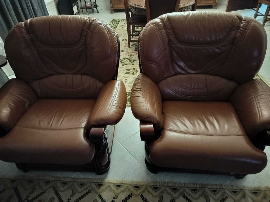 Sofás em Pele em Bom Preço