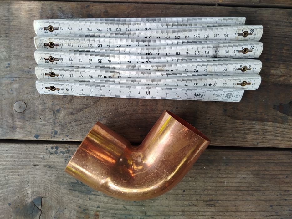 Kolana 90 stopni Cu 54 2k, 2szt.