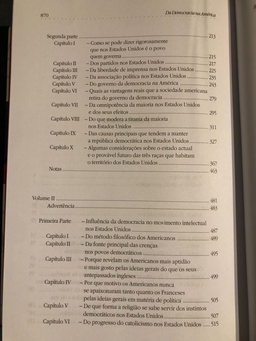 Tocqueville - Da Democracia na América