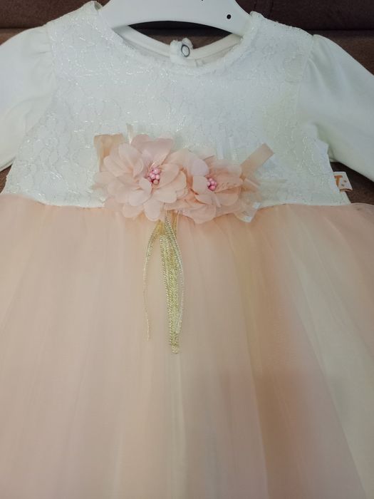 Нарядне плаття для дівчинки з фатином на рік 9місяців