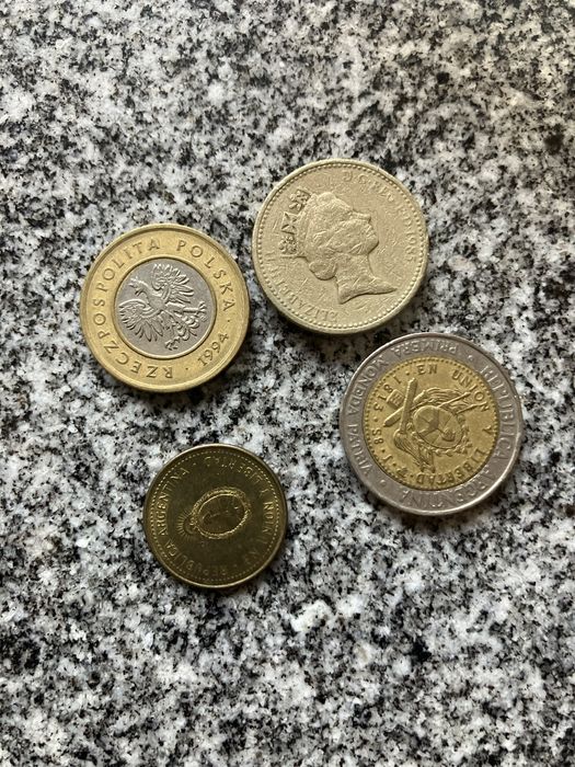 Moedas de varios paises