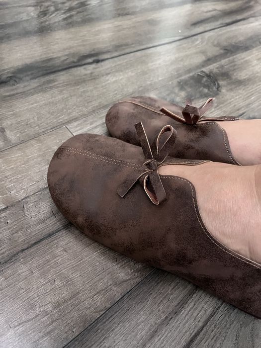 Mary Jane szerokie okrągłe noski mokasyny r.41 wkl.26,5cm barefoot